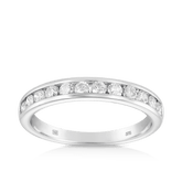 0.50ct TW Diamond Wedding & Anniversary Band in 9ct White Gold - Wallace Bishop