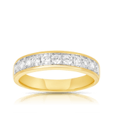 0.50ct TW Diamond Wedding & Anniversary Band in 9ct Yellow Gold