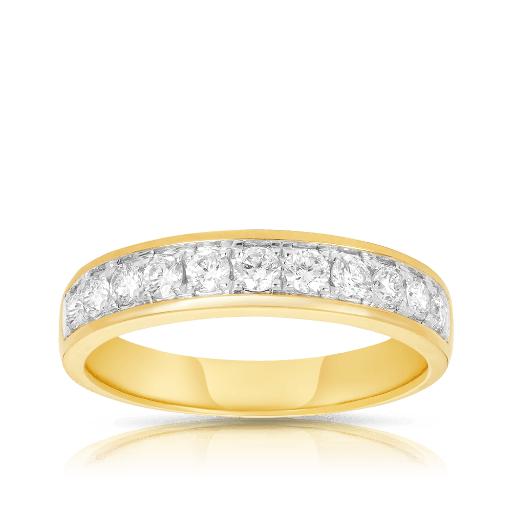 0.50ct TW Diamond Wedding & Anniversary Band in 9ct Yellow Gold - Wallace Bishop