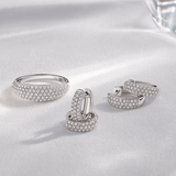 0.60ct TW Diamond Pavé Dome Ring in 9ct White Gold - Wallace Bishop