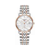 Longines Elegant Women's 34.50mm Stainless Steel and 18ct Rose Gold Automatic Watch L4.312.5.87.7