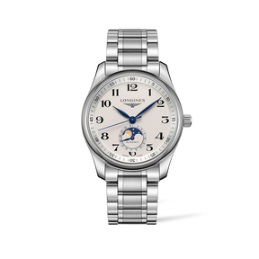 Longines Master Men's 40mm Stainless Steel Automatic Moon Phase Watch L2.909.4.78.6