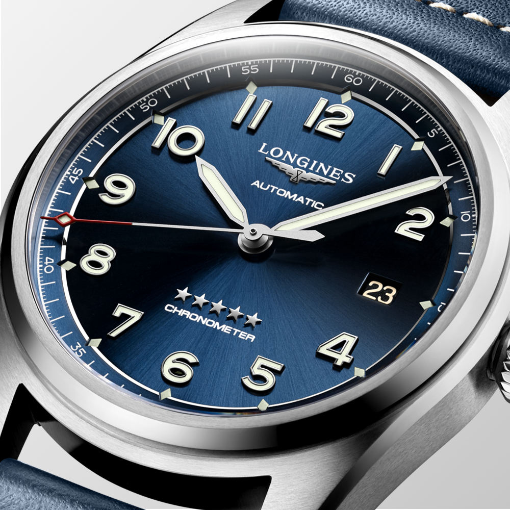 Longines Spirit Men's 40mm Stainless Steel Chronometer Watch L3.810.4.93.0