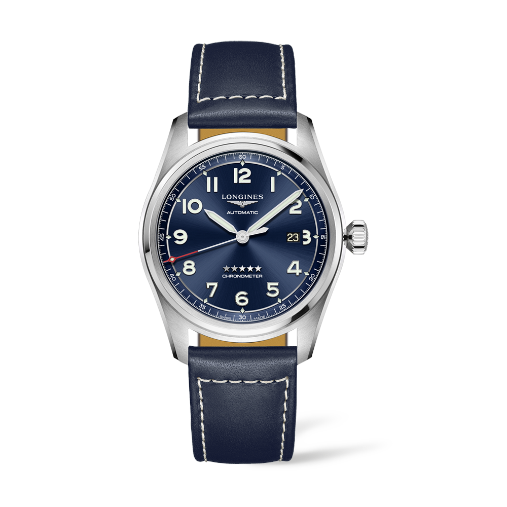 Longines Sport Men's 42mm Stainless Steel Chronometer Watch L3.811.4.93.0