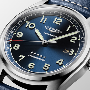 Longines Sport Men's 42mm Stainless Steel Chronometer Watch L3.811.4.93.0