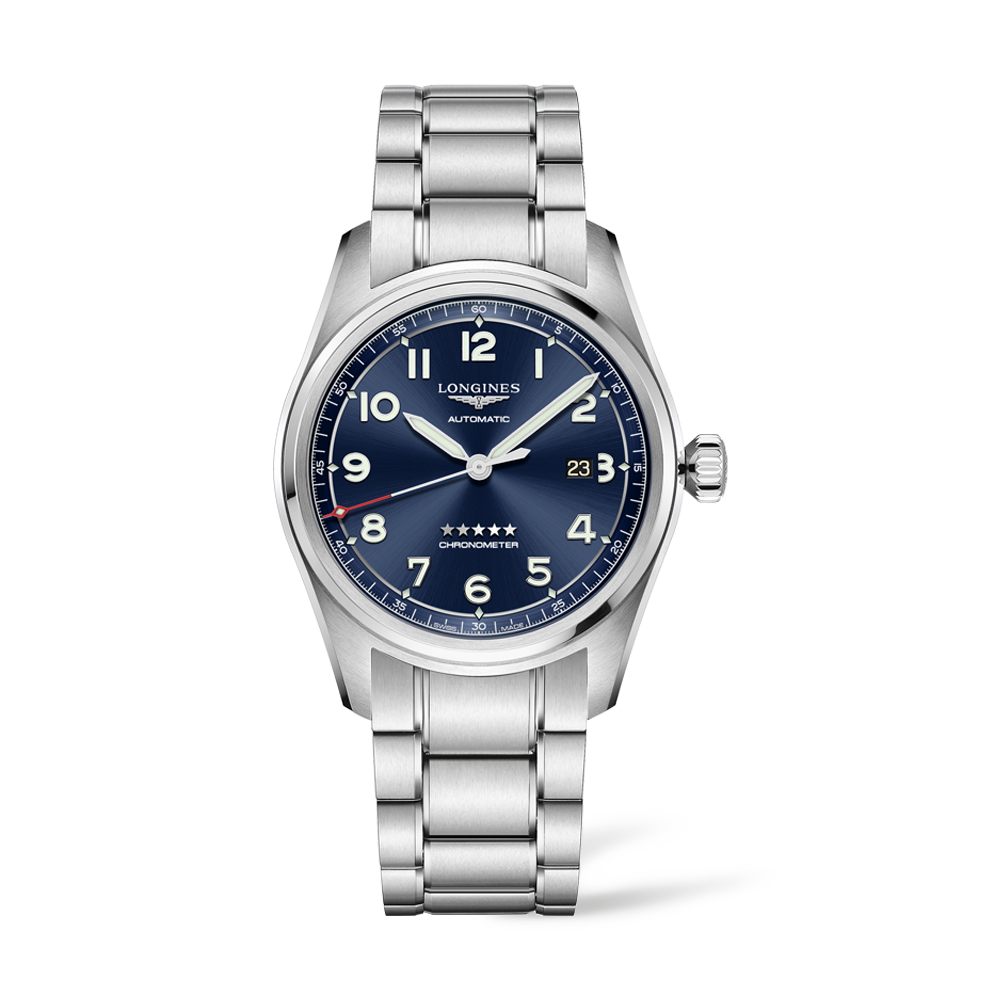 Longines Sport Men's 42mm Stainless Steel Chronometer Watch L3.811.4.93.6