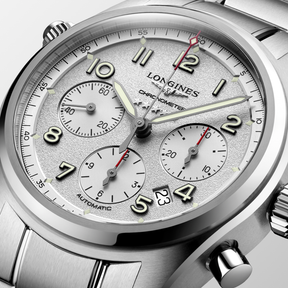 Longines Sport Men's 42mm Stainless Steel Automatic Chronograph Watch L3.820.4.73.6