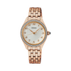 Seiko Caprice Women's 29mm Rose PVD Quartz Watch SUR396P