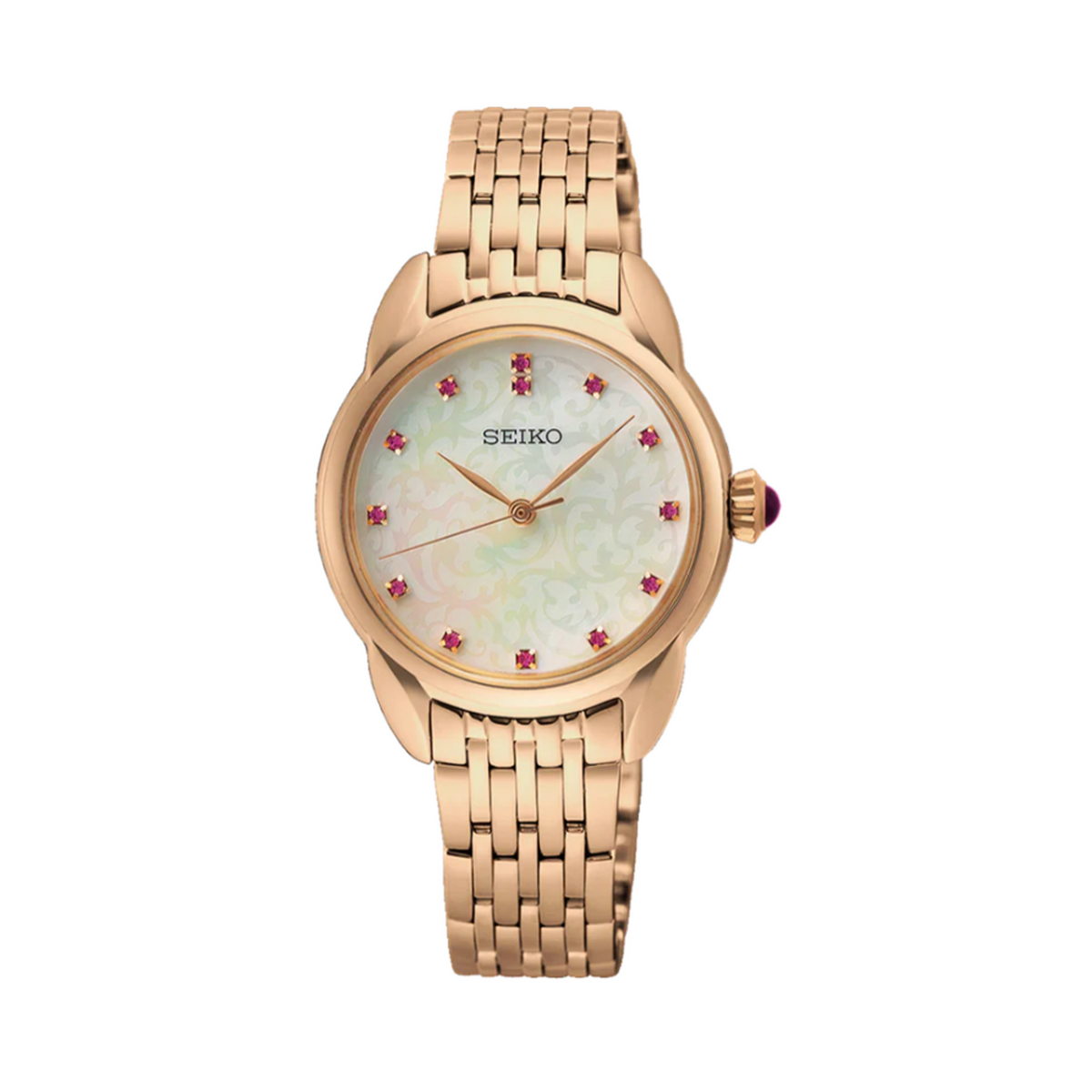 Seiko Caprice Women's 28.70mm Rose Quartz Watch