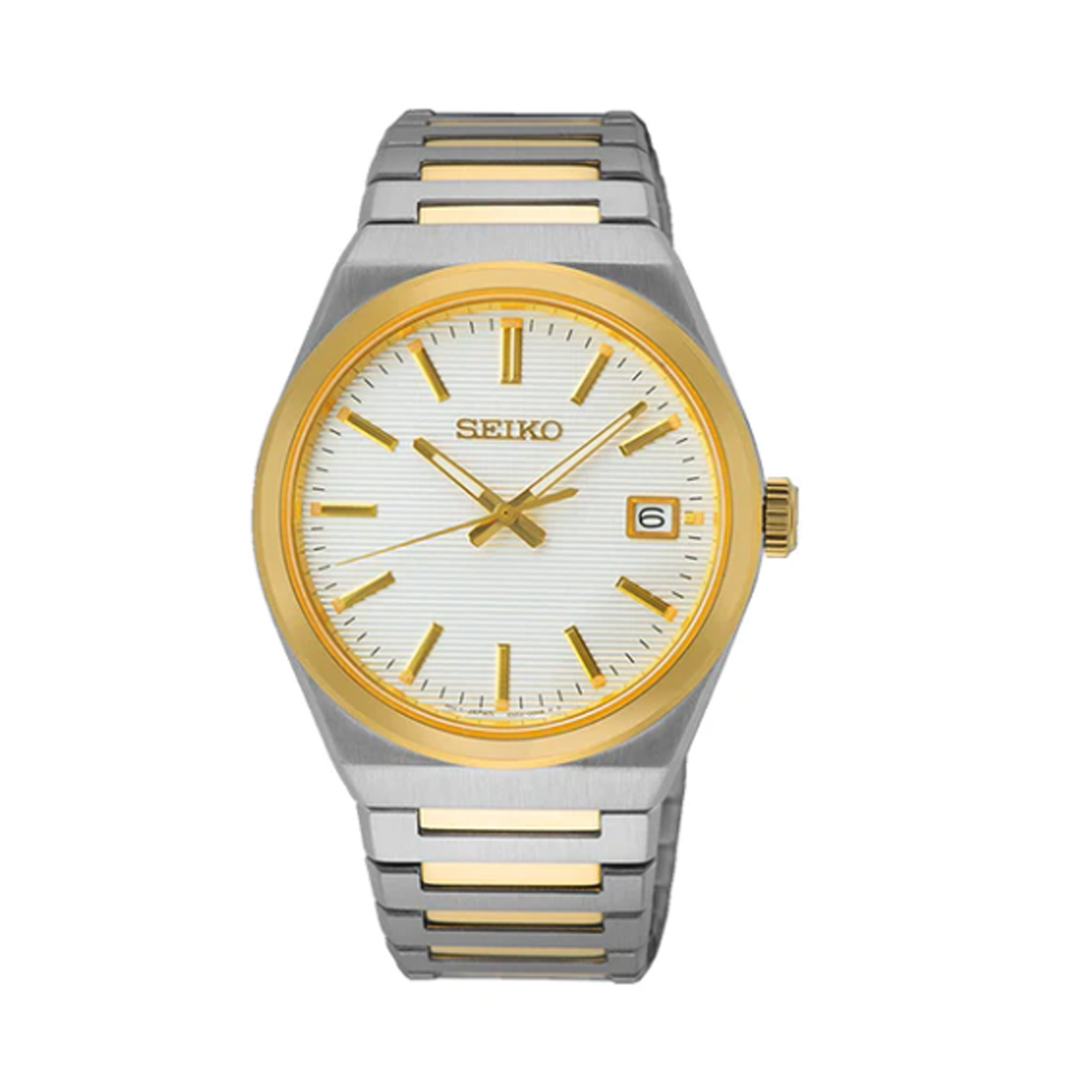 Seiko Conceptual & Regular Men's 38.90mm Stainless Steel & Yellow IP Quartz Watch