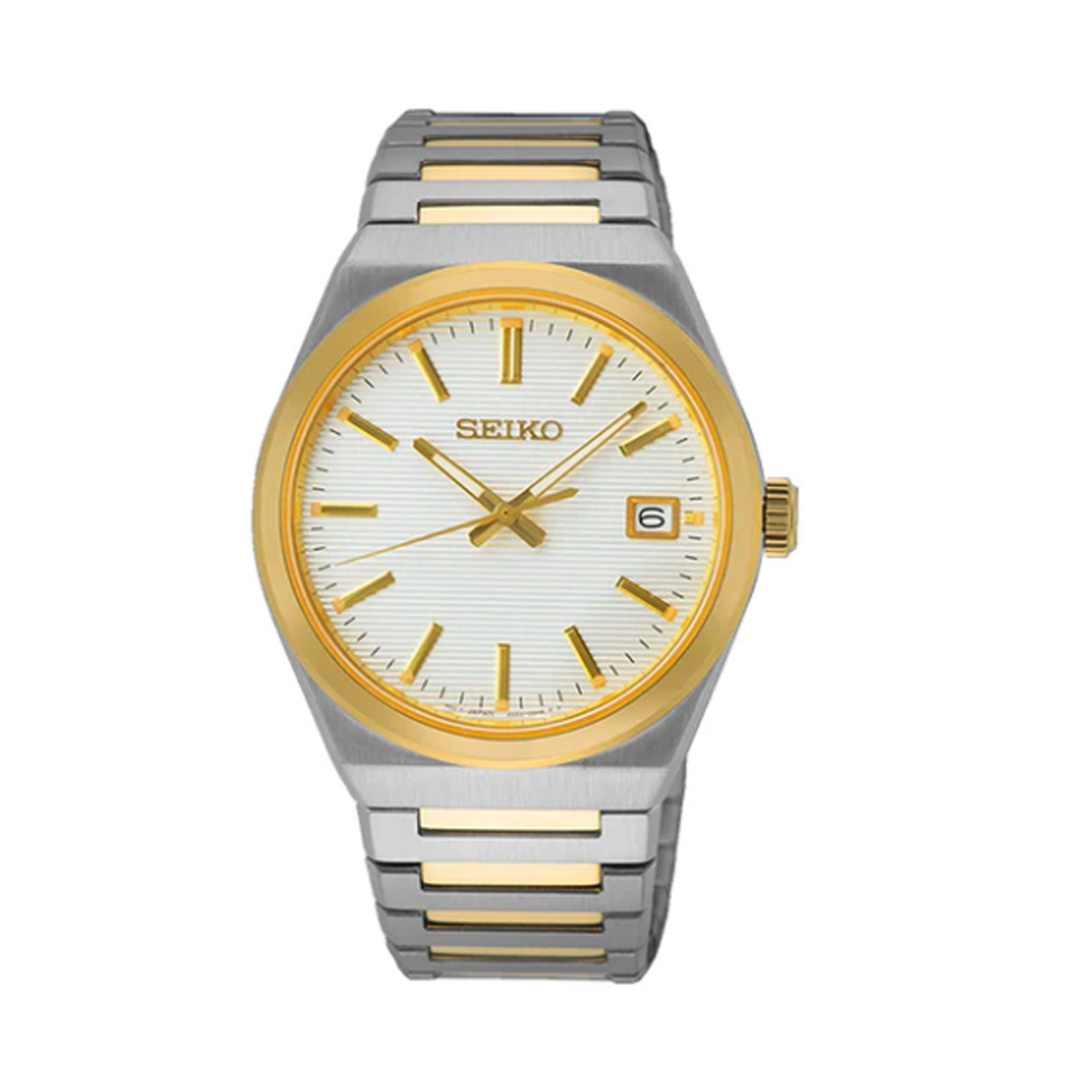 Seiko Conceptual & Regular Men's 38.90mm Stainless Steel & Yellow IP Quartz Watch