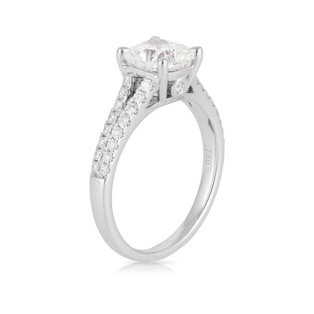 1.51ct TDW Diamond Solitaire Engagement Ring in 18ct White Gold - Wallace Bishop