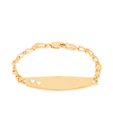 10cm Baby/Newborn ID Bracelet in 9ct Yellow Gold - Wallace Bishop