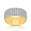 Diamond Dress Ring in 18ct Yellow Gold TGW 1.50ct
