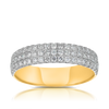 Diamond Claw Set Dress Ring in 18ct Yellow Gold