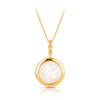 15mm Mabe Pearl Pendant in 9ct Yellow Gold
