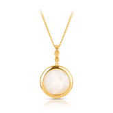 15mm Mabe Pearl Pendant in 9ct Yellow Gold - Wallace Bishop