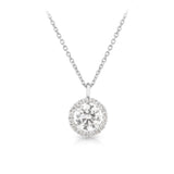18ct White Gold Diamond Pendant - Wallace Bishop