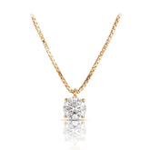 18ct Yellow Gold Diamond Pendant - Wallace Bishop