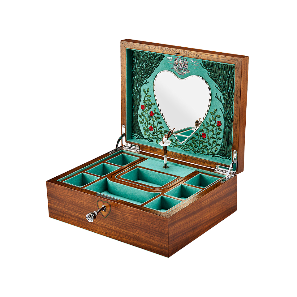 Wolf Sleeping Beauty Jewellery Box