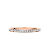 1917™ 0.21ct TW Diamond Pave Wedding Band in 18ct Rose Gold