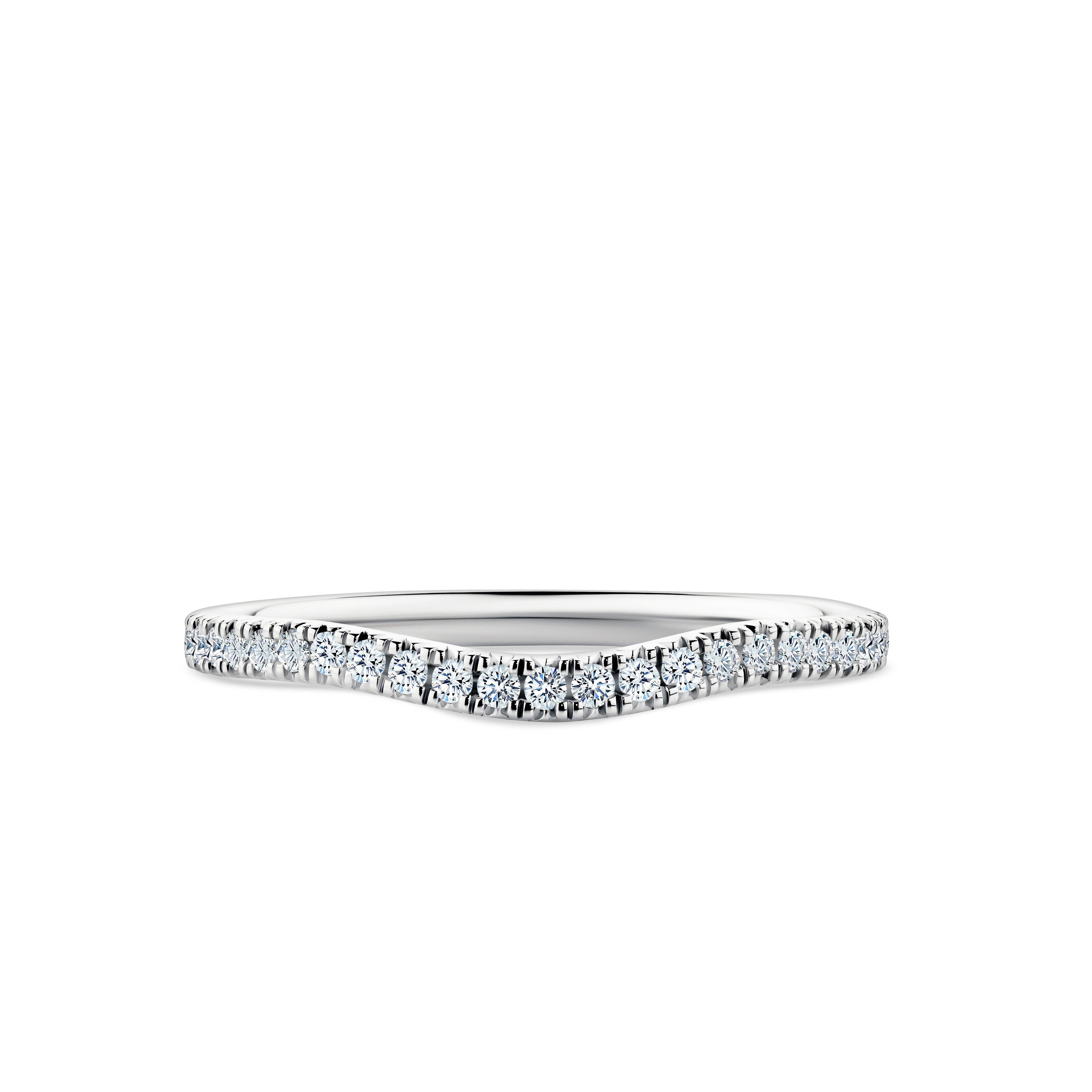 1917™ 0.21ct TW Diamond Pave Wedding Band in 18ct White Gold