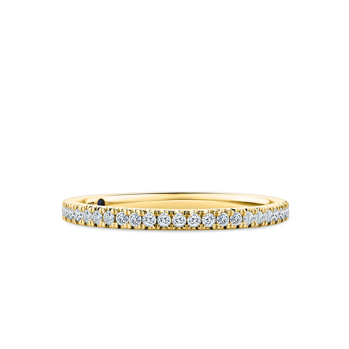1917™ 0.21ct TW Diamond Pave Wedding Band in 18ct Yellow Gold - Wallace Bishop