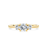 1917™ 0.87ct TW Diamond Three Stone Engagement Ring in 18ct Yellow Gold