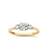 1917™ 0.87ct TW Diamond Three Stone Engagement Ring in 18ct Yellow Gold
