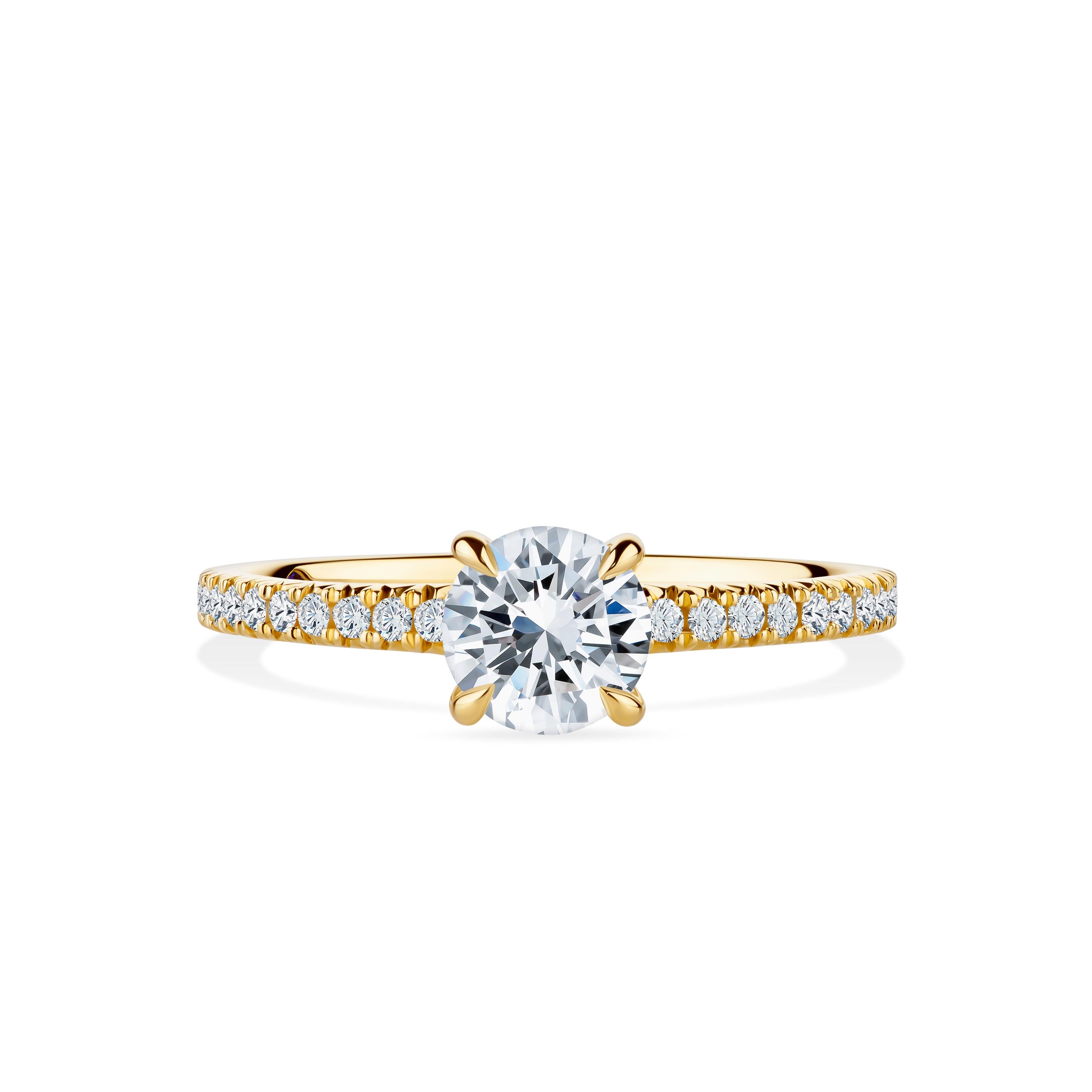 1917™ 0.94ct TW Diamond Solitaire Engagement Ring in 18ct Yellow Gold