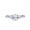 1917™ 1.12ct TW Diamond Three Stone Engagement Ring in 18ct White Gold