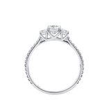 1917™ 1.12ct TW Diamond Three Stone Engagement Ring in 18ct White Gold