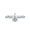 1917™ 1.16ct TW Diamond Pear Solitaire Engagement Ring in 18ct White Gold