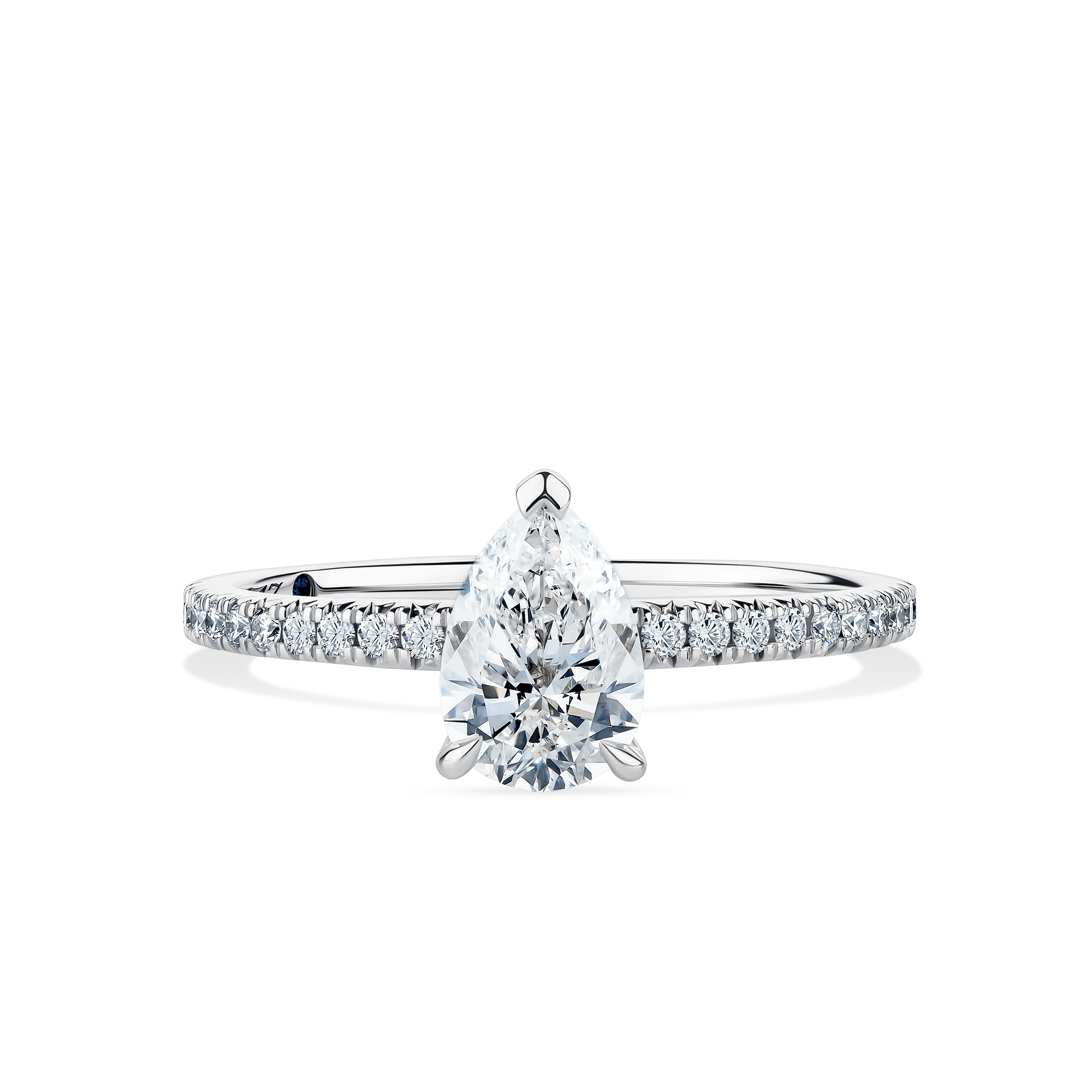 1917™ 1.16ct TW Diamond Pear Solitaire Engagement Ring in 18ct White Gold