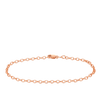 19cm Solid Belcher Link Bracelet in 9ct Rose Gold