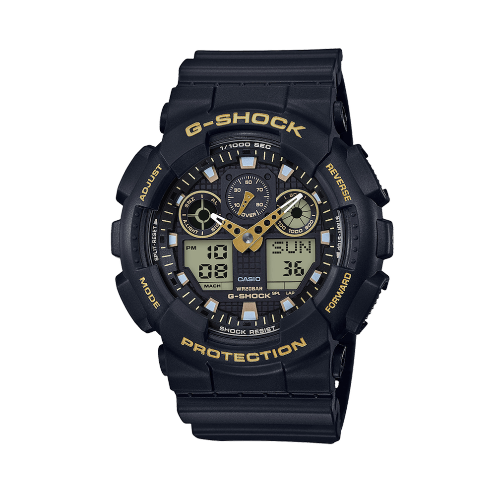Casio Men's G-Shock Analogue Digital Watch Black Dial