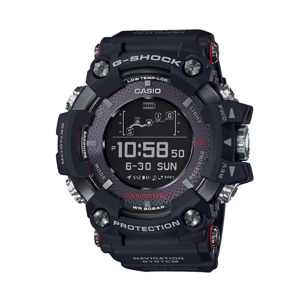 Casio Men's G-Shock-Premium Digital Gps Sport Watch LCD