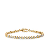 1ct TDW Diamond Tennis Bracelet in 9ct Yellow and White Gold - Wallace Bishop