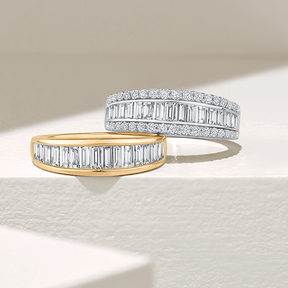 1ct TW Diamond Baguette Ring in 9ct Yellow Gold - Wallace Bishop