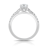 1ct TW Diamond Solitaire Engagement Ring in 18ct White Gold - Wallace Bishop