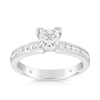 1ct TW Diamond Solitaire Engagement Ring in 18ct White Gold