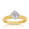 1ct TW Diamond Solitaire Engagement Ring in 18ct Yellow Gold - Wallace Bishop
