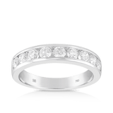 1ct TW Diamond Wedding & Anniversary Band in 18ct White Gold