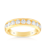 1ct TW Diamond Wedding & Anniversary Band in 18ct Yellow Gold