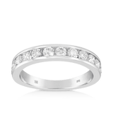 1ct TW Diamond Wedding & Anniversary Band in 9ct White Gold