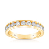 1ct TW Diamond Wedding & Anniversary Band in 9ct Yellow Gold