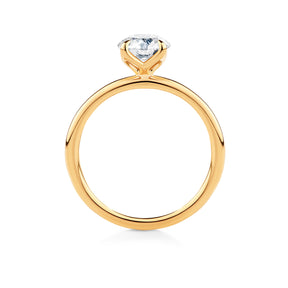 1.50ct Solitaire Oval-Cut GIA-Certified Lab Grown Diamond Engagement Ring in 18ct Yellow Gold