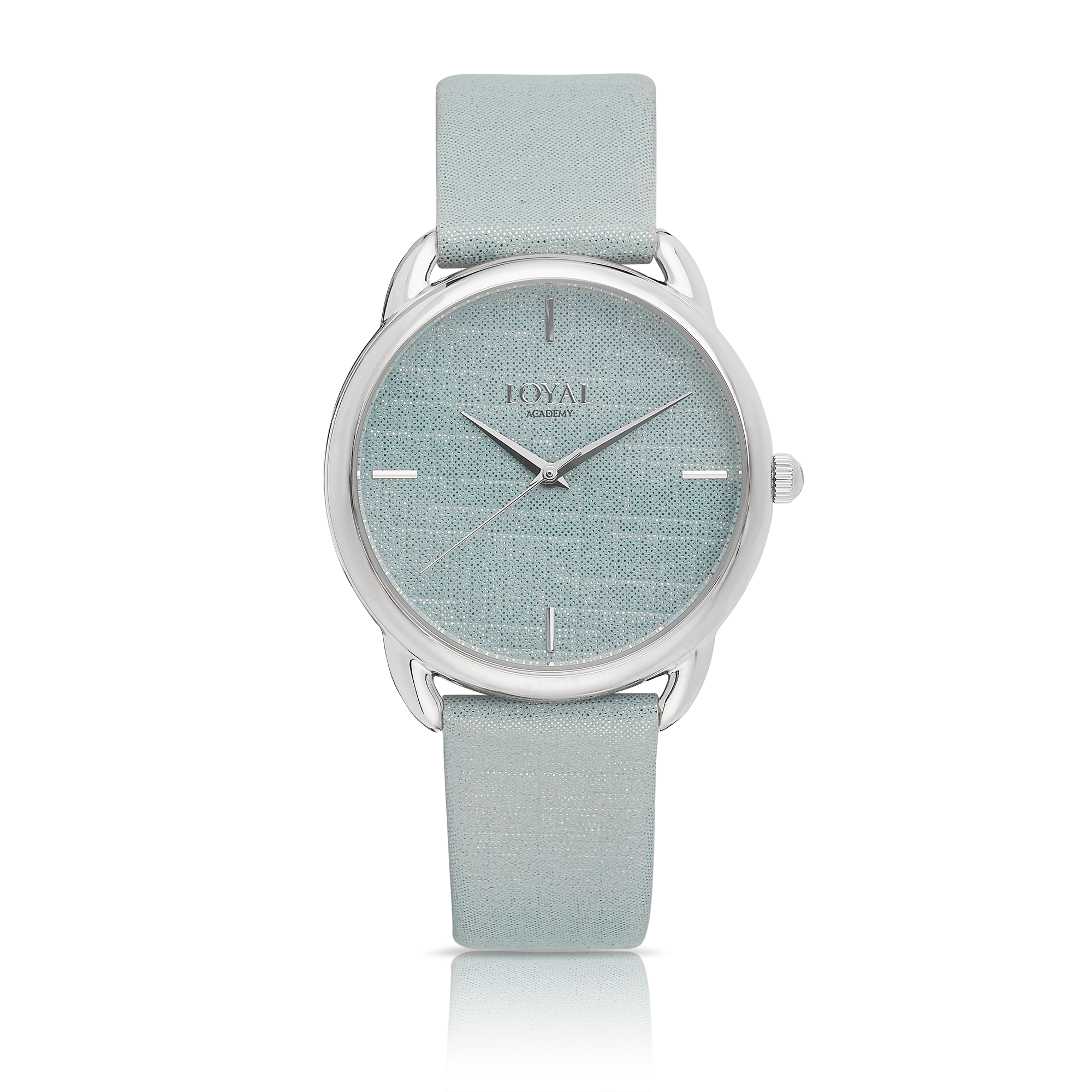 Loyal Women's Stainless Steel Quartz Dress Watch Fabric