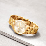 Loyal Enigma Women's Gold PVD Quartz Watch