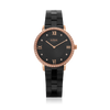 Loyal Women's Enigma Black PVD Quartz Dress Watch Black Dial